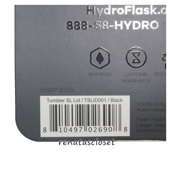 Hydroflask 22 oz. Tumbler & Rocks Lid NWT/NIP - Picture 5 of 6